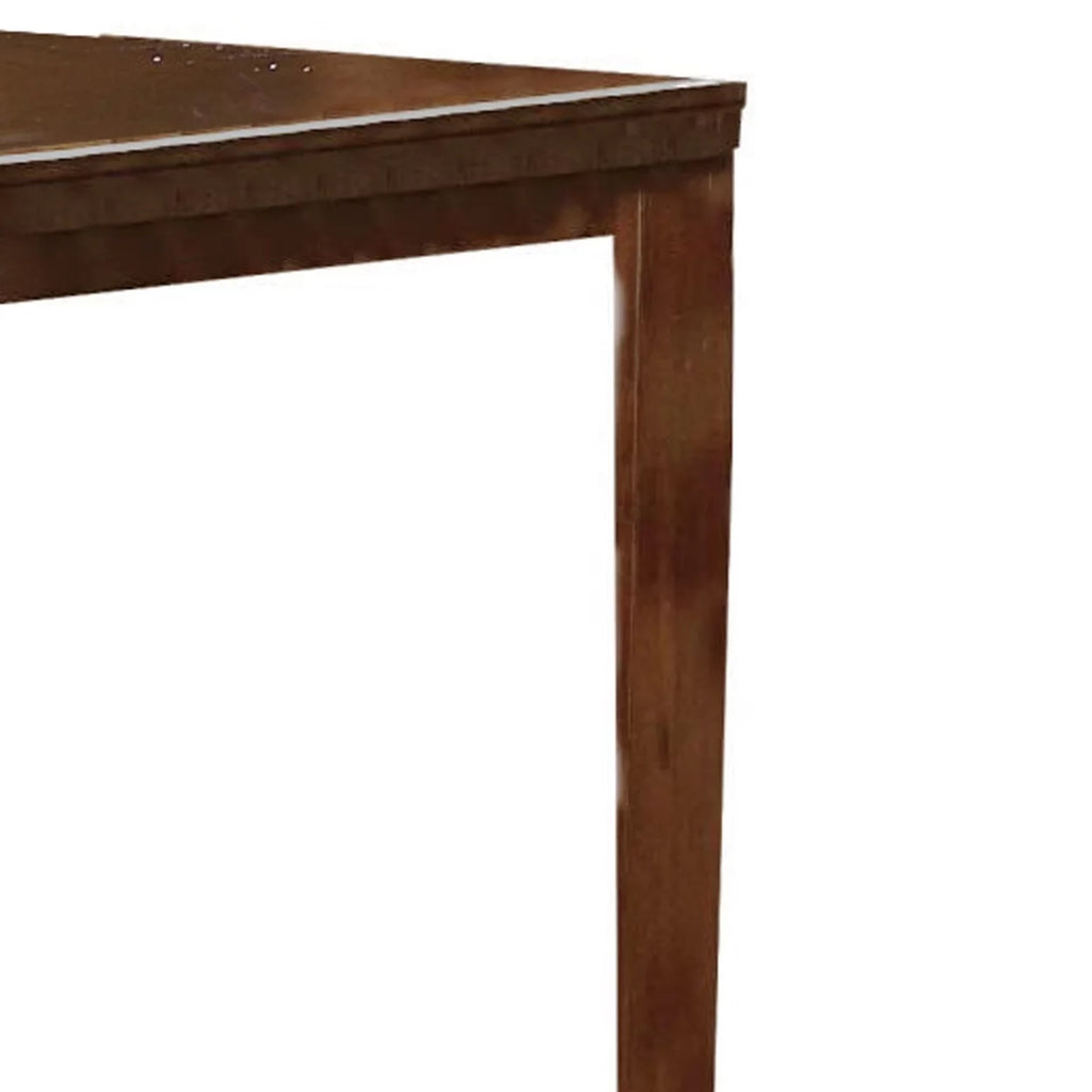 Wooden Counter Height Table with Butterfly Extendable Leaf D1720