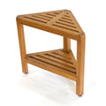 Solid Teak Corner Stool/Side Table U5990