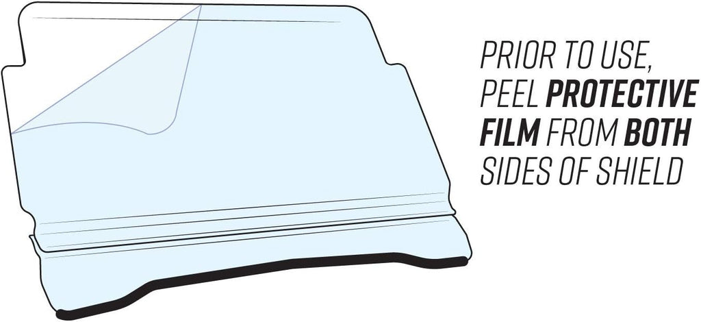 Heavy Duty Full Windshield, 1/4 Thick Polycarbonate M3644