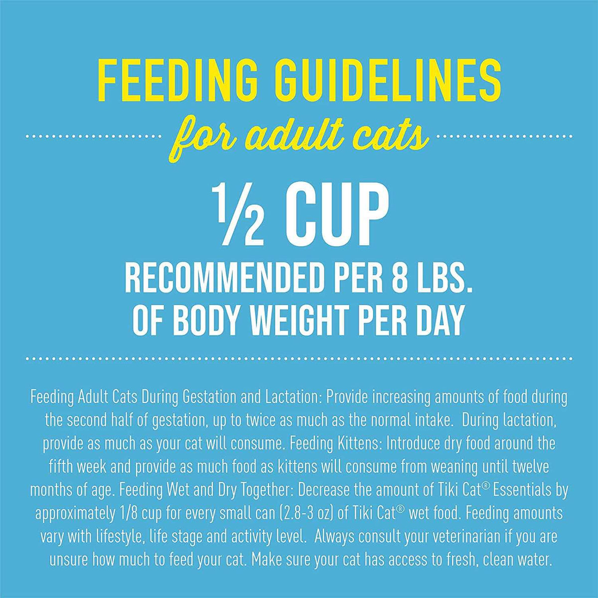 Tiki Cat Essentials Trout and Menhaden Fish Meal Recipe Dry Cat Food L47063