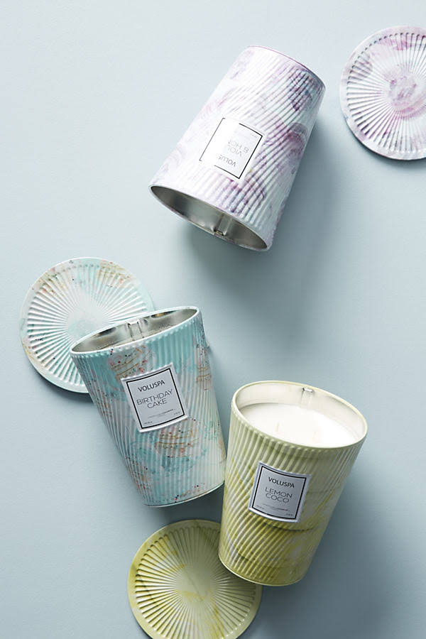 2 Wick Tin Table Candle W363731