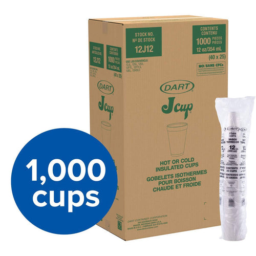 12 oz Foam Cup Case of 1000 L44071