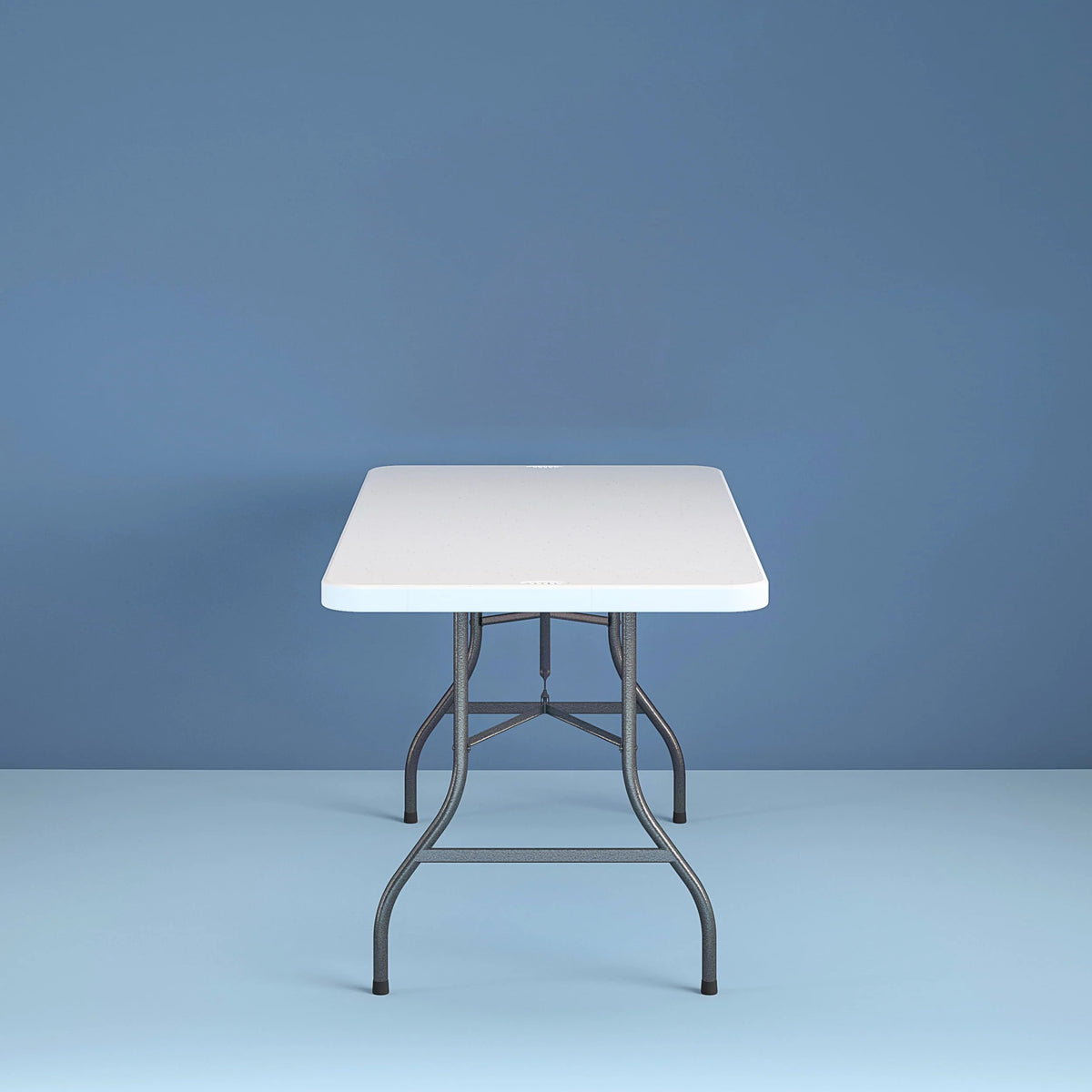 6 Foot Folding Table White Speckle X330055