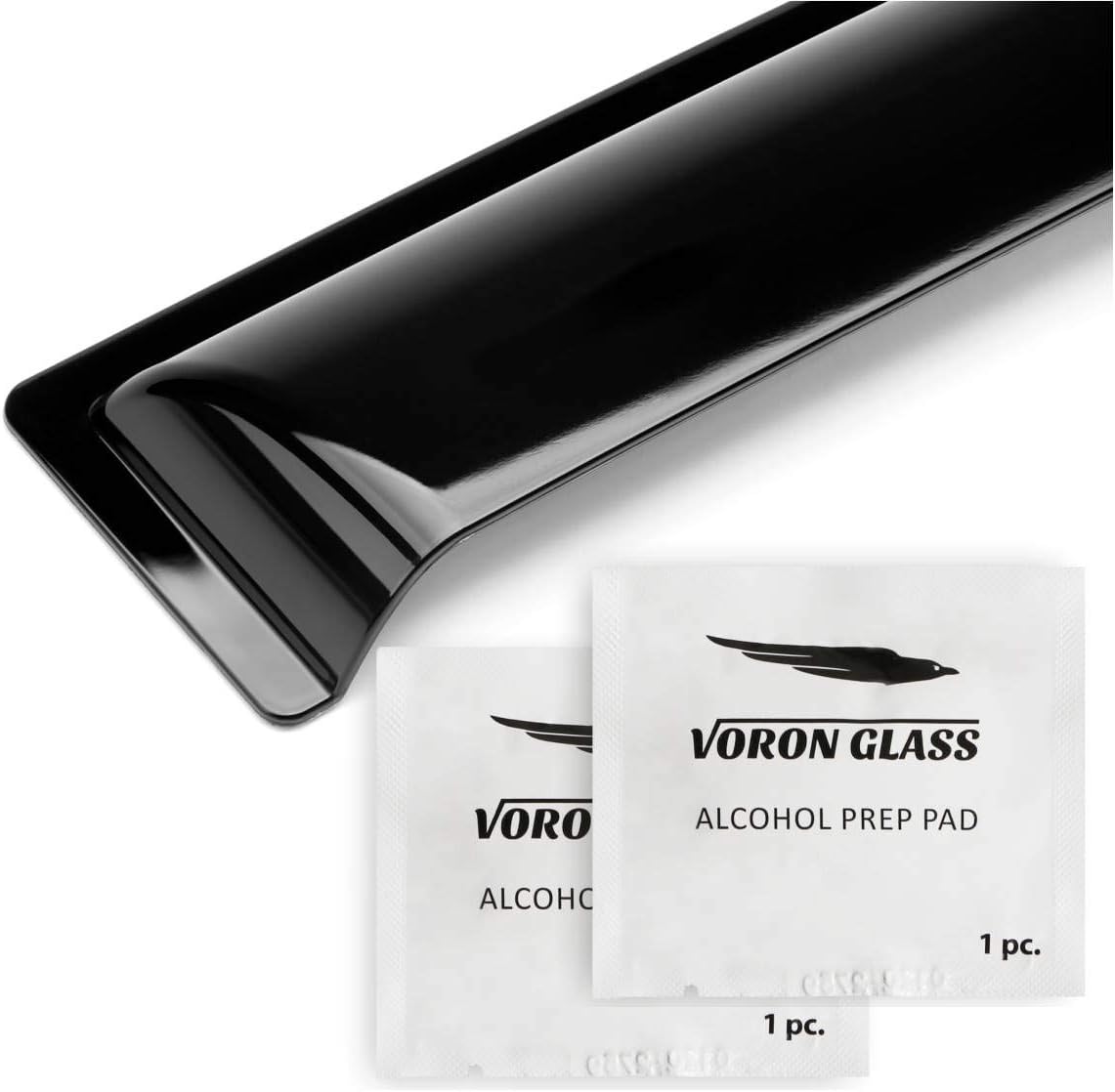 Glass Tape-on Rain Guards for Trucks, 4 Pieces O303726