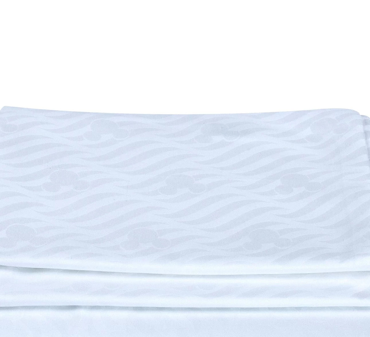 100% Cotton Jacquard Damask King 4 Piece Sheet Set E2970