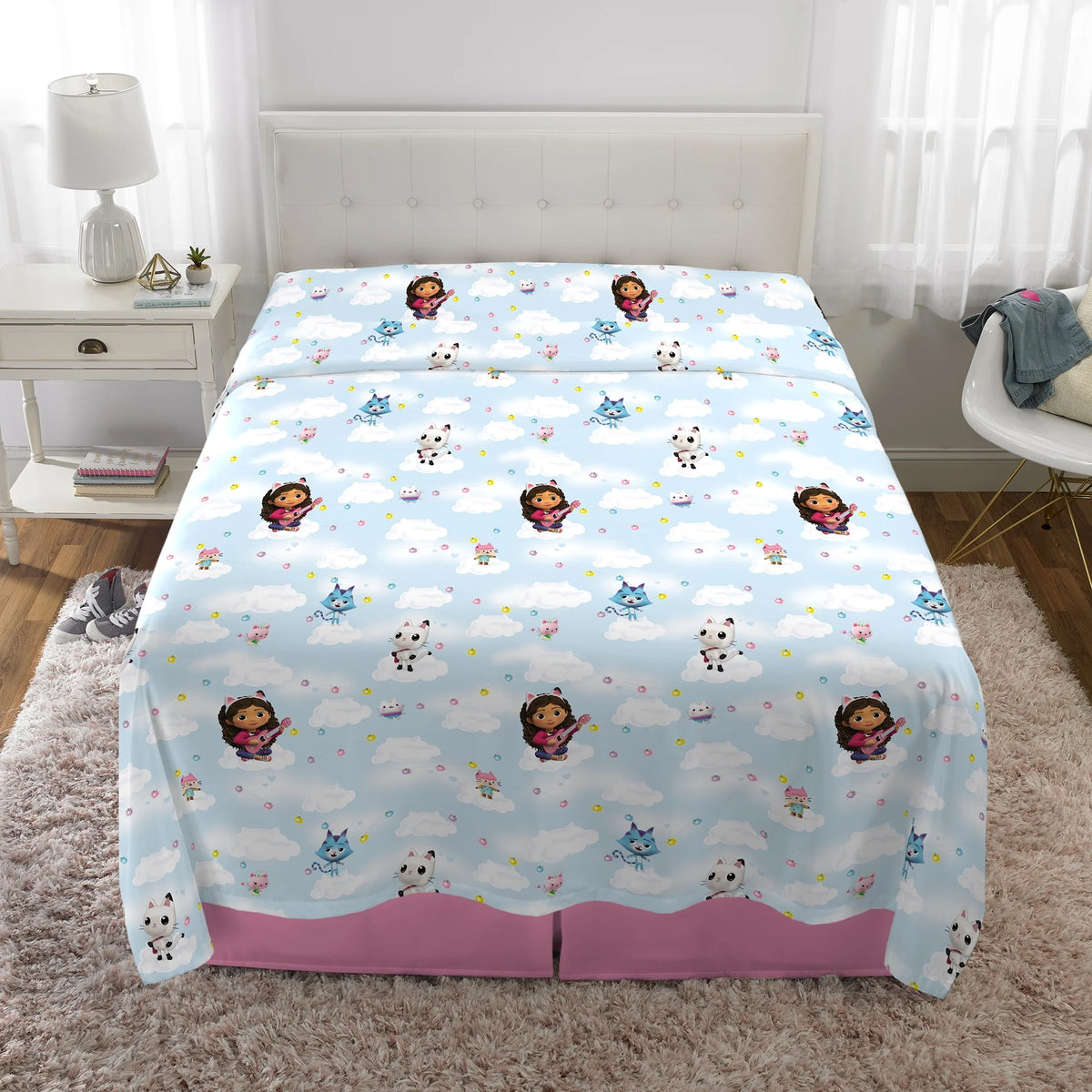 Kids Full Bed in a Bag, Comforter Sheet Set and Tote, Blue Q176902