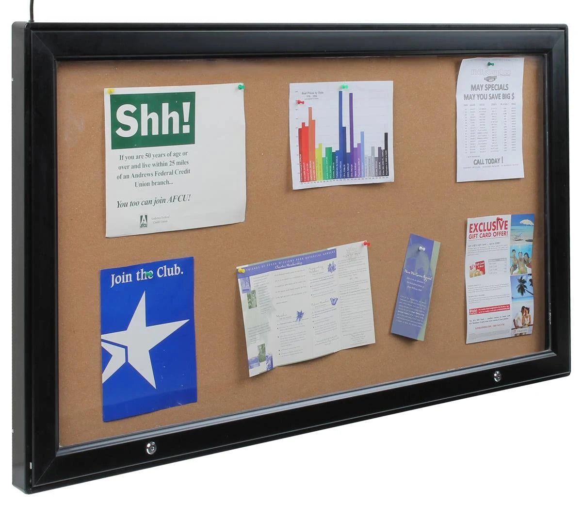 Outdoor Display Cases with Light and Swinging Door Z310527