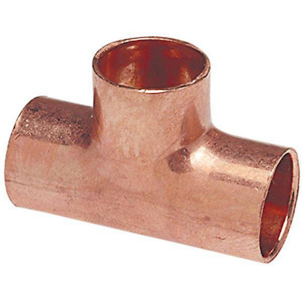 3x22 x 3x22 x 1/2x22 Reducing Wrot Copper Tee N95925