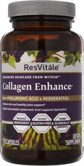 Collagen Enhance Beauty Supplement with Hyaluronic Acid & Resveratrol 120 Capsules Q1447