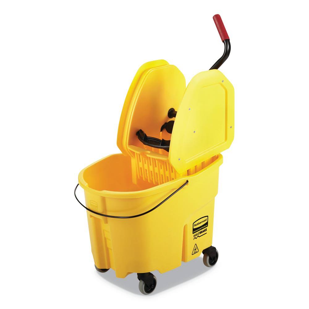 Yellow Plastic Bucket Wringer Combo B43214