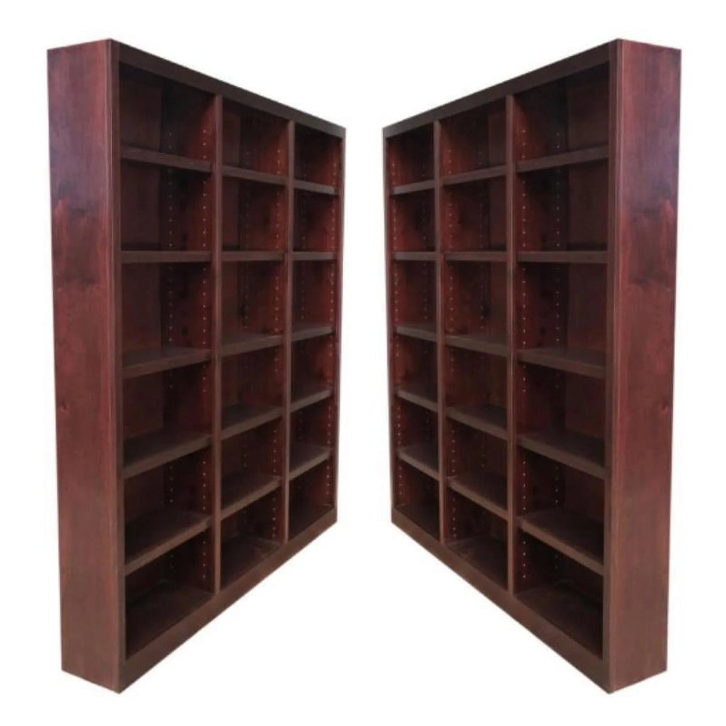 84" Tall Wood Bookcase Set of 2 E324