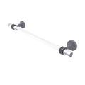 Antique Brass 18 in. Towel Bar with Dotted Accents E485