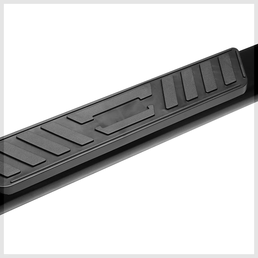 Black 5" Oval Side Step Nerf Bar Running Board O284