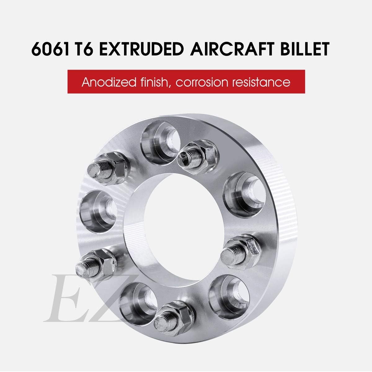 2 Billet Wheel Adapters 5x135 Thickness 1.5 Inch Pack of 2 A2789