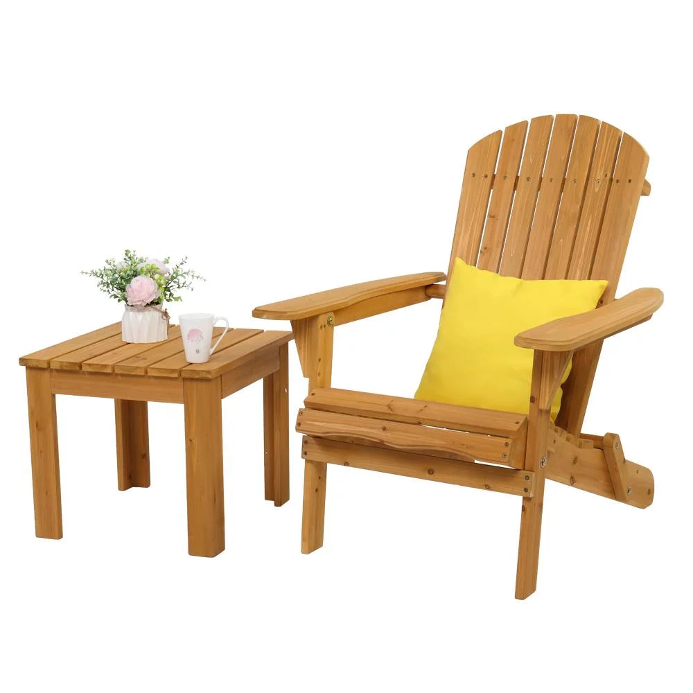 Folding Wooden Adirondack Chair A909002