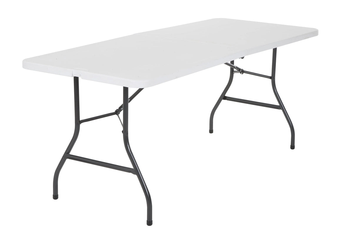 6 Foot Folding Table White Speckle X330055