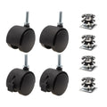 2" Swivel Hooded Twin Casters with Brakes O86264