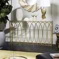Gold Foil and Glass Console Table G1575