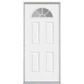 36 in. x 80 in. Primed Steel Prehung Front Door with No Brickmold Z743214