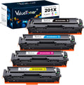 4 Pack Compatible Toner Cartridge for HP 201X 201A CF400X CF401X CF402X CF403X CF400A F175353