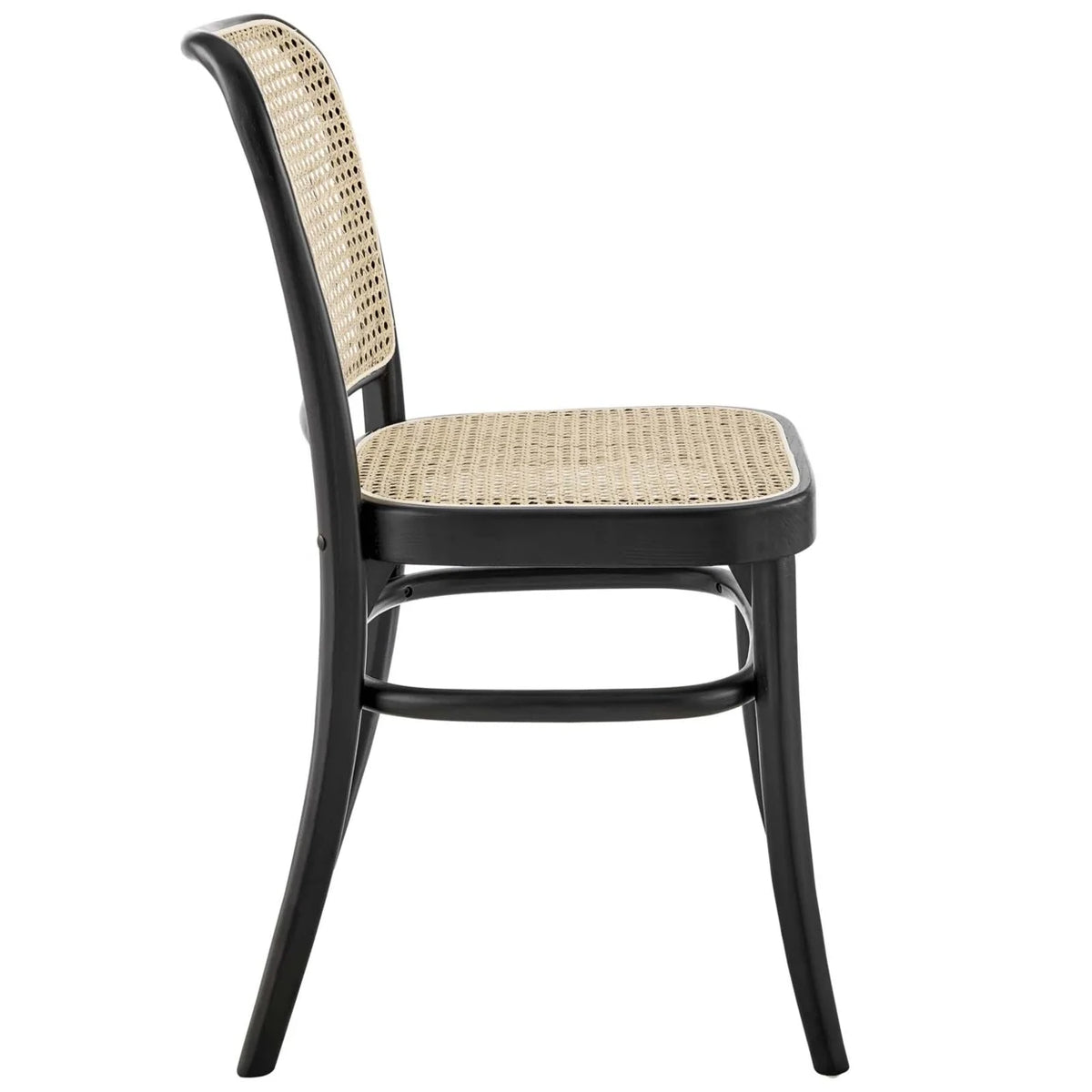 Black Wood Dining Side Chair B711