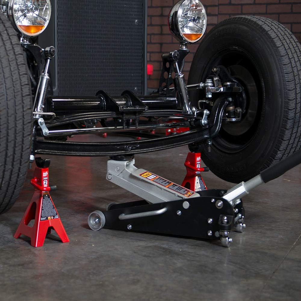 Hydraulic Low Profile Aluminum and Steel Racing Floor Jack, 2.5 Ton Capacity R177510
