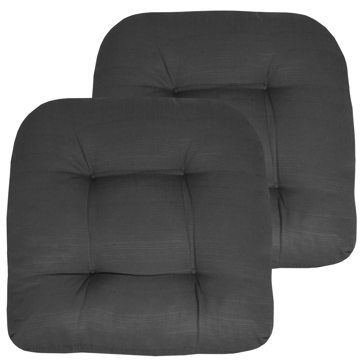 Red Square Chair Pad Outdoor Seating Cushion U829969