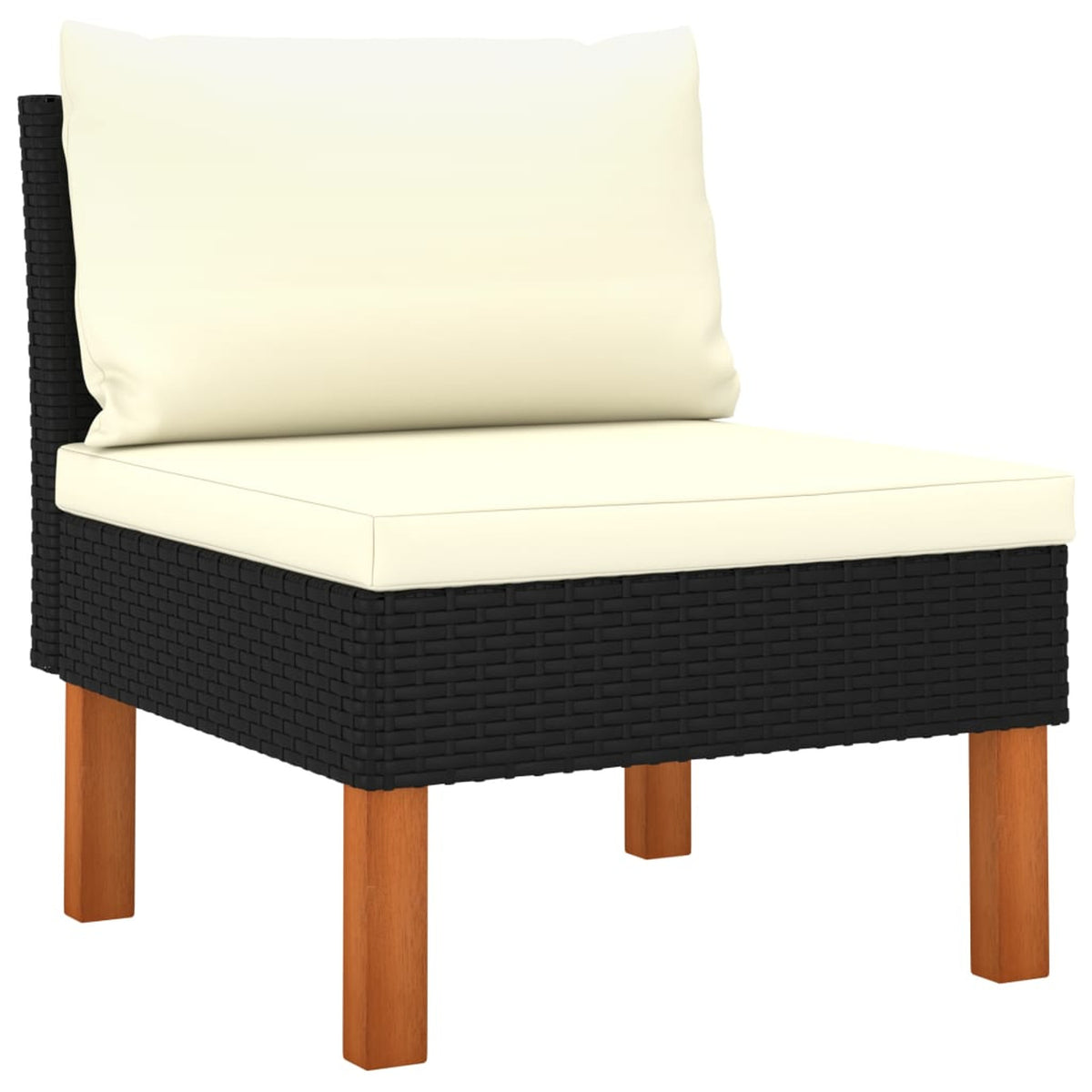 6 Piece Poly Rattan Sectional Outdoor Furniture Set M220