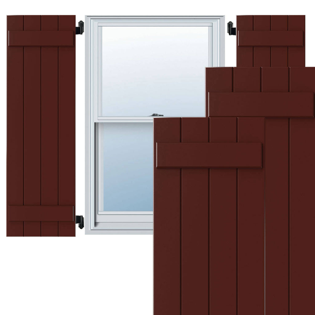 Composite Board-n-Batten Shutters (Per Pair) D50955