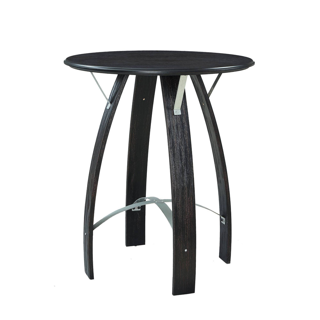 Rustic Dark Brown Bar Height Pub Table R445198