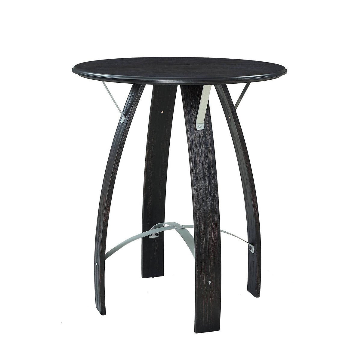 Rustic Dark Brown Bar Height Pub Table R445198