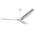 84 Ceiling Fan with Brushed Aluminum Blades and White Finish E209