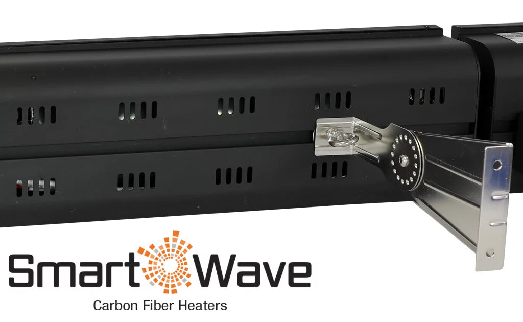 24" Infrared Radiant Indoor/Outdoor Patio Heater with Remote, 1500W L32833