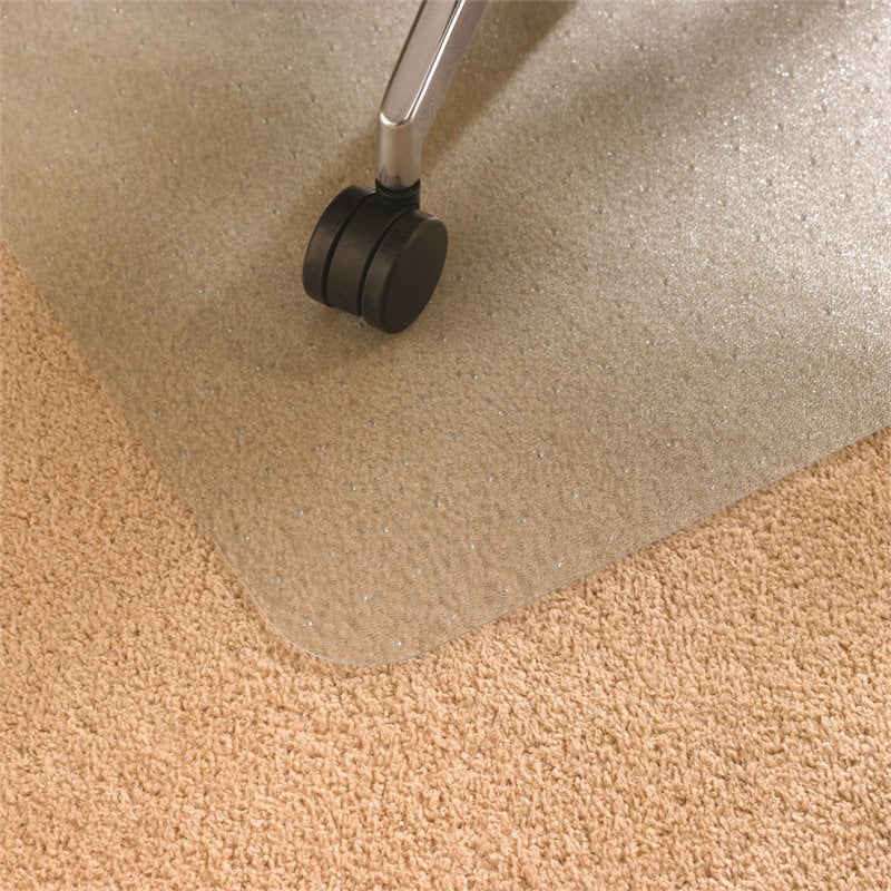 Polymer Lipped Chair Mat for Carpets up to 3/8" - 48" x 51" I6542