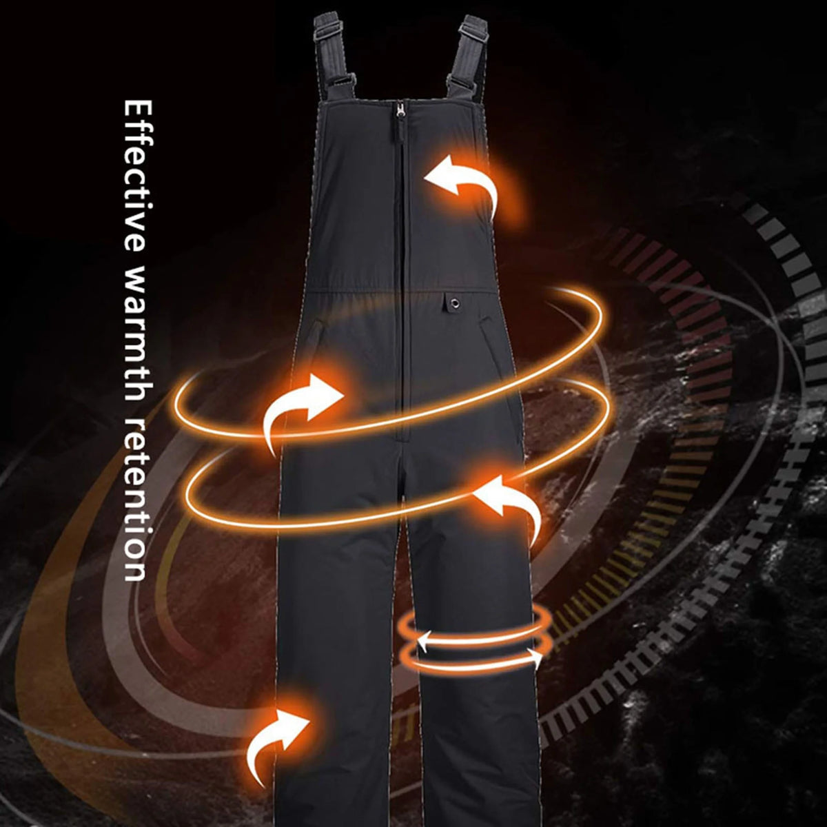 Kids Waterproof Snow Ski Bibs Overalls Long Insulated Ski Pants R19957