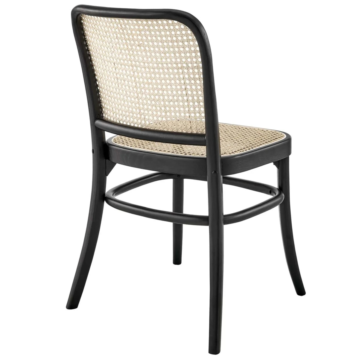 Black Wood Dining Side Chair B711
