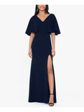 Navy Sheath Dress Petites 6P R40771
