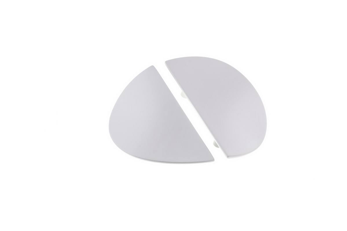 White 2 1/2 in Center-to-Center Cabinet Hardware H530