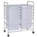 12 Storage Drawer Organizer Rolling Cart B58783