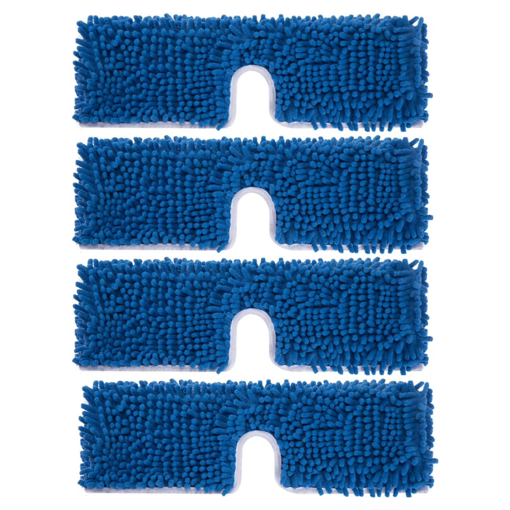 4-Pack Microfiber Replacement Mop Heads for Dual Action Mop K8434