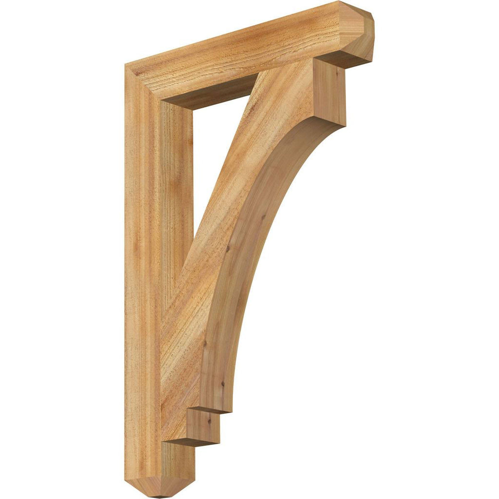 4x22W x 24x22D x 36x22H Rough Sawn Cedar Bracket U7137
