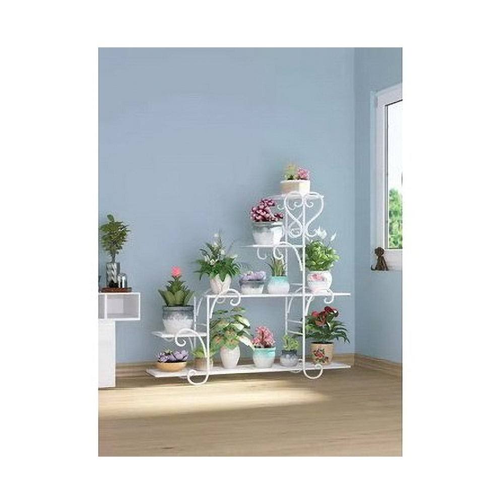 5 Tier Plant Stand Steps White E32147