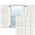Real Wood Pine Board-n-Batten Shutters O32904