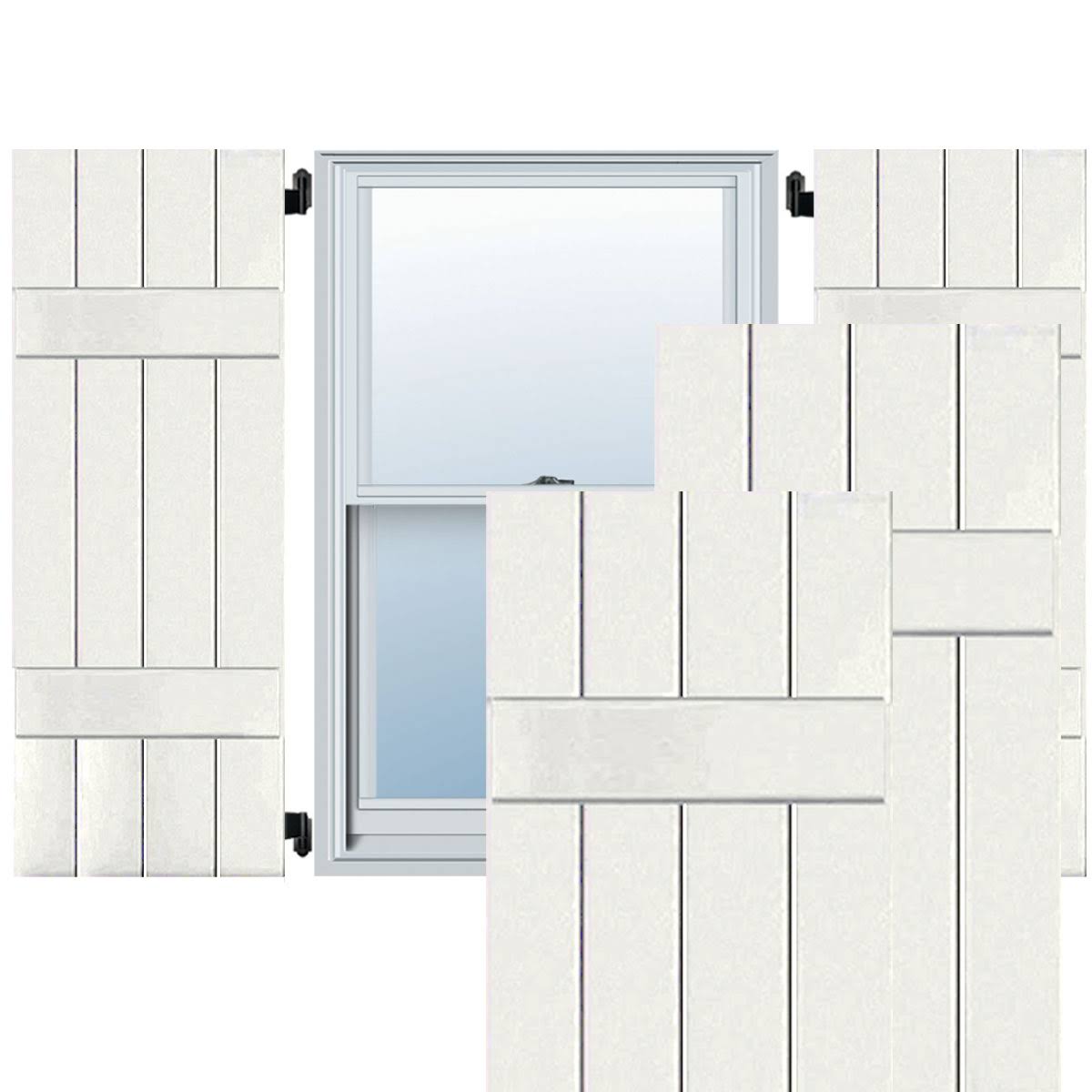 Real Wood Pine Board-n-Batten Shutters O32904