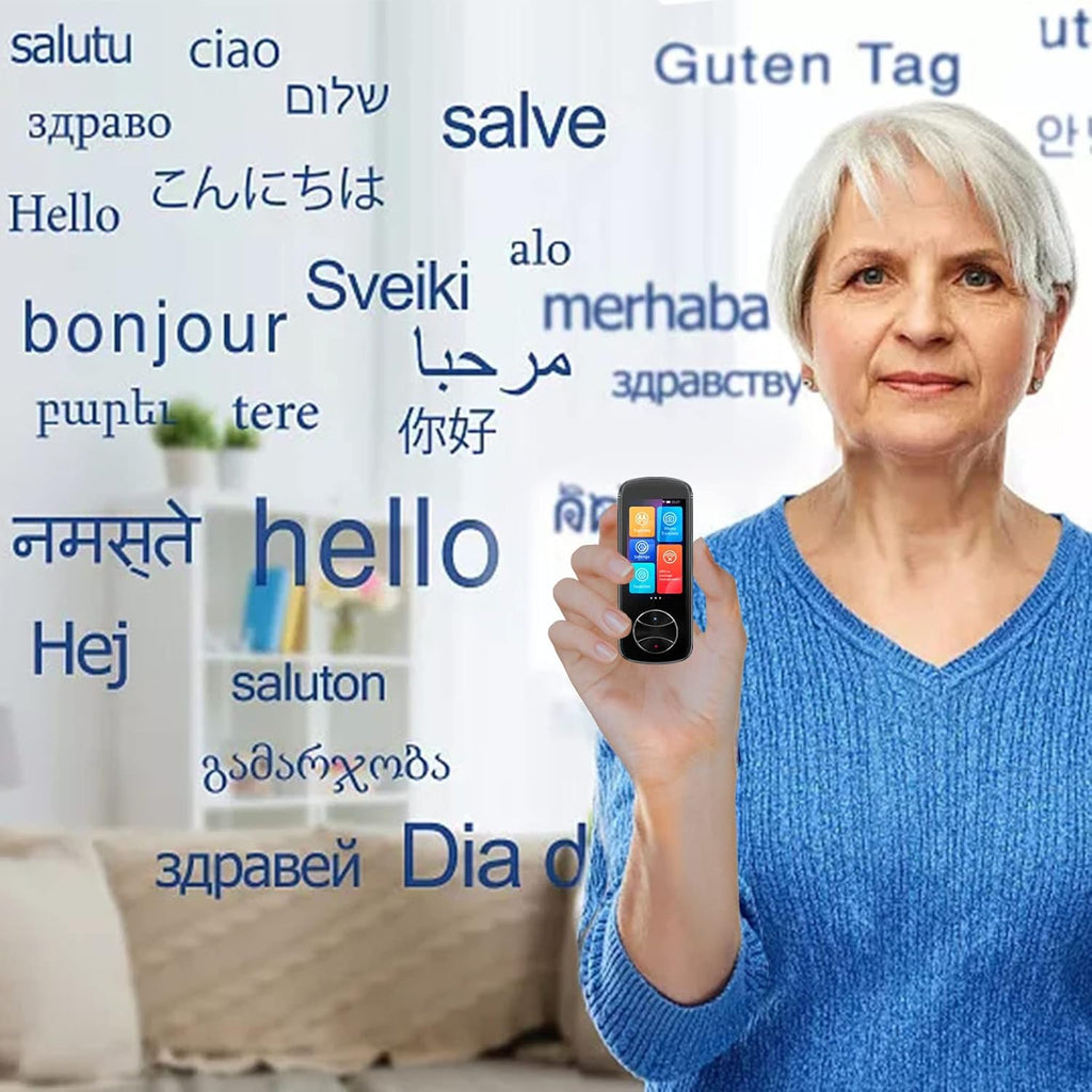 Portable Instant Voice Translator with Touch Screen P368