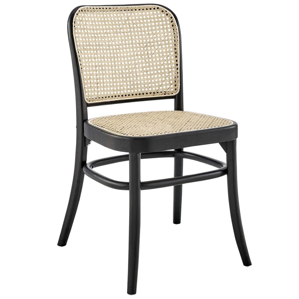 Black Wood Dining Side Chair B711