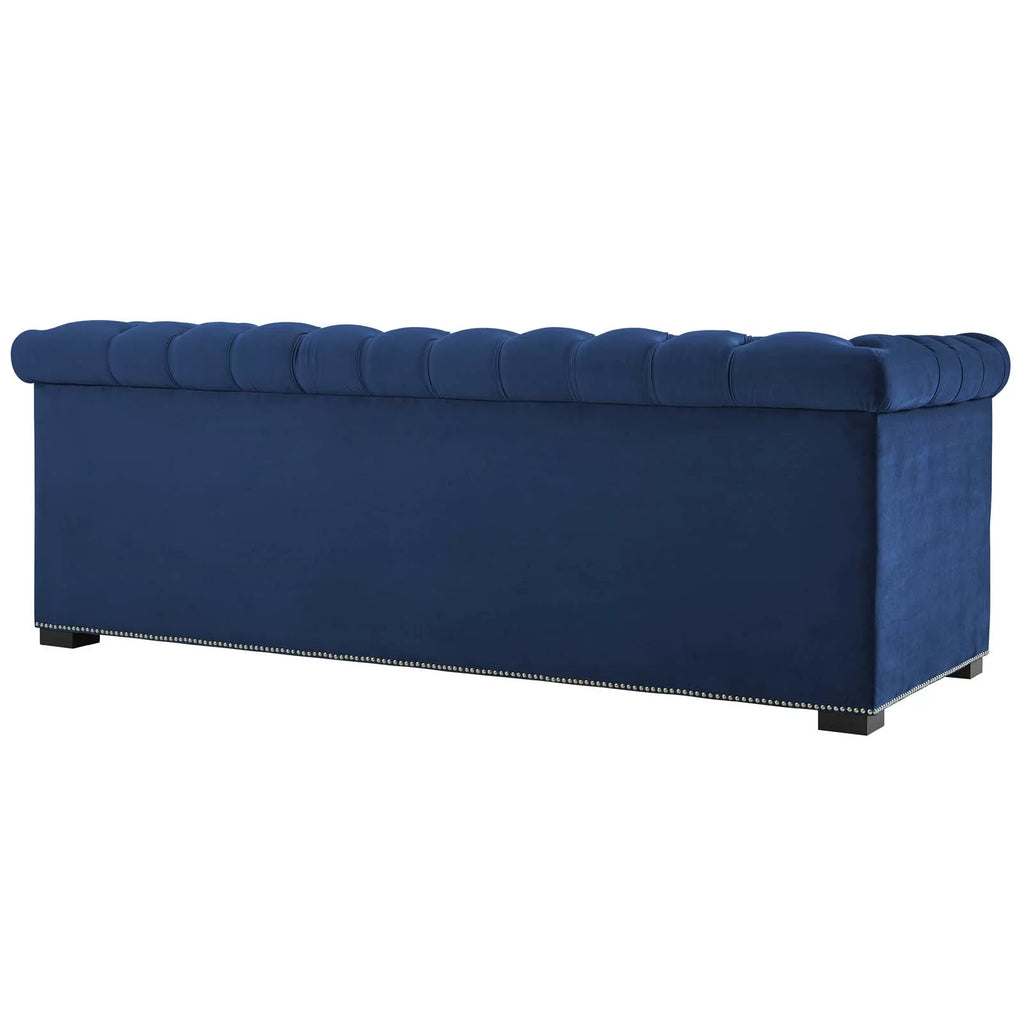 Performance Velvet Sofa in Midnight Blue L156865