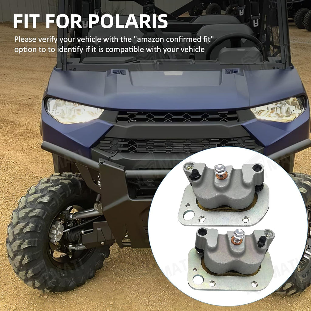 Front Left Right Brake Calipers for Polaris Ranger 500 570 700 EV LEV Sportsman ACE 325 570 900 GEM EM1400 LSV MVRS 700 800 R854975