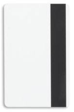 White PVC Zebra Cards K639