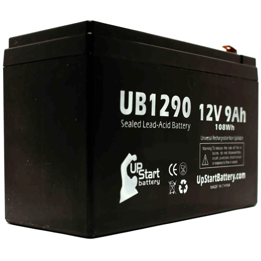 5x Pack Replacement Sealed Lead Acid Battery (12V, 9Ah, 9000mAh, AGM, SLA) with F1 Terminal Adapters G8791